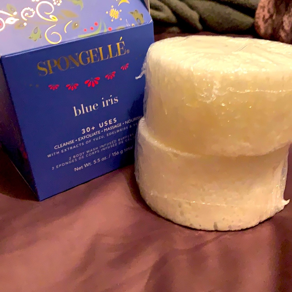 Spongelle Blue Iris 2 pack 30+ uses